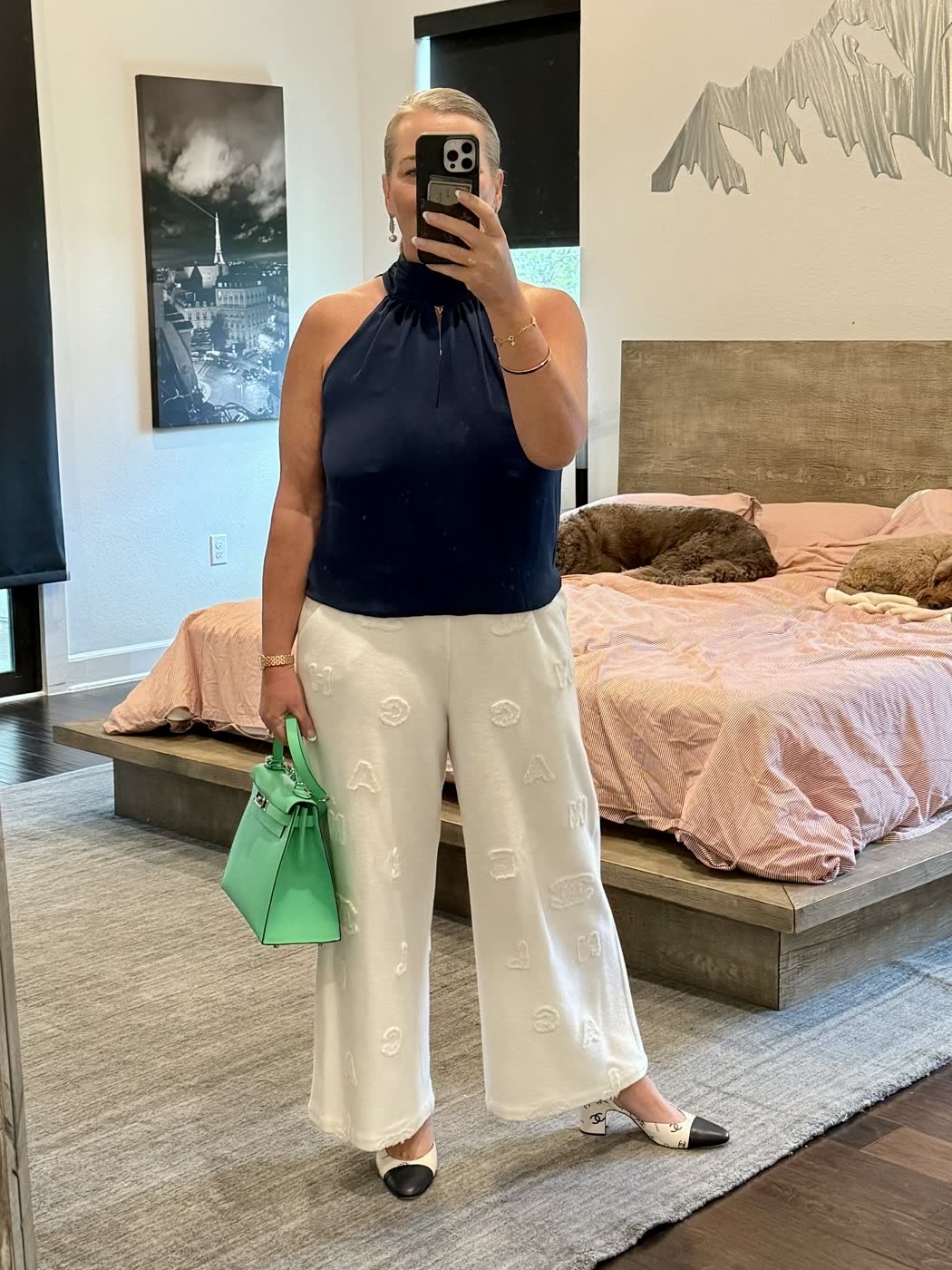 A logged wear — Chanel slingbacks look