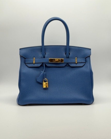 Hermès Birkin 30 in Bleu France